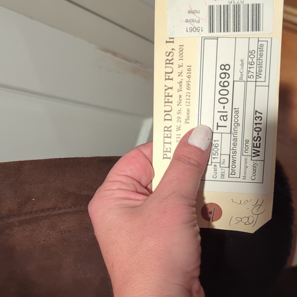 Vintage Women's Brown Shearling Suede Trench Coat - Picture 3 of 6